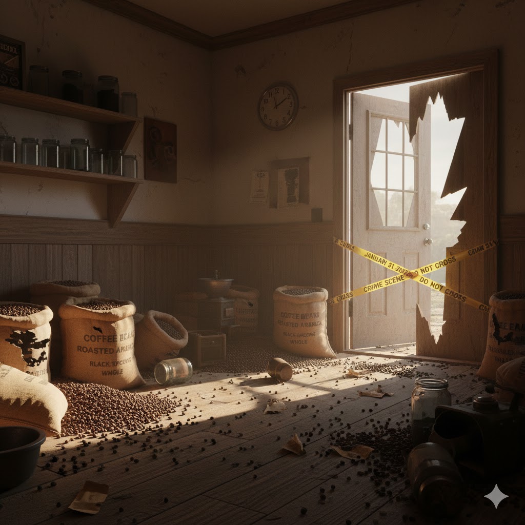 Coffee and black pepper stolen